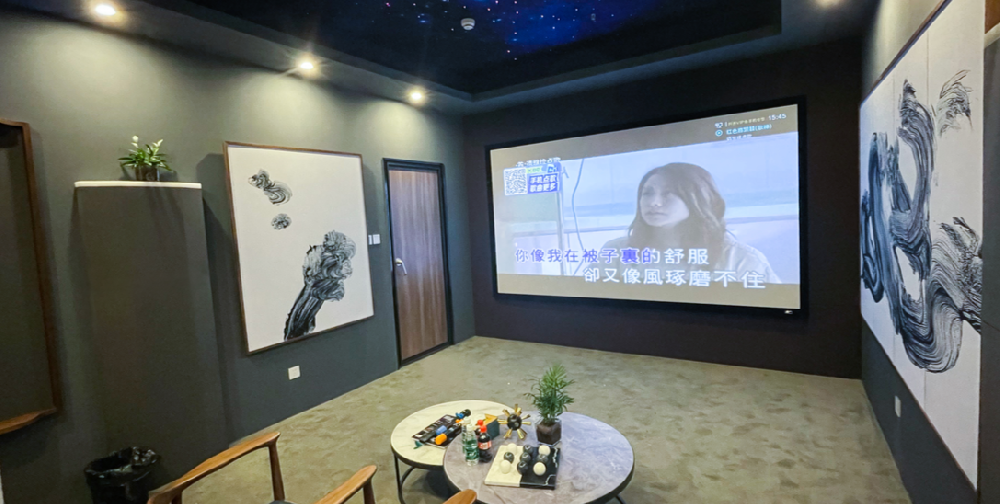 家庭影院案例之禅修悟道影音室